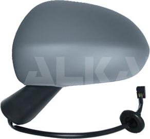 Alkar 6141424 - Зеркало боковое левое электрическое асферическое грунтованное Alkar 6141424 autodif.ru