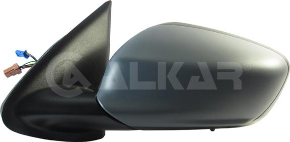 Alkar 6139871 - Зеркало левое электрическое PSA 301, C-Elysee под покраску + датчик autodif.ru