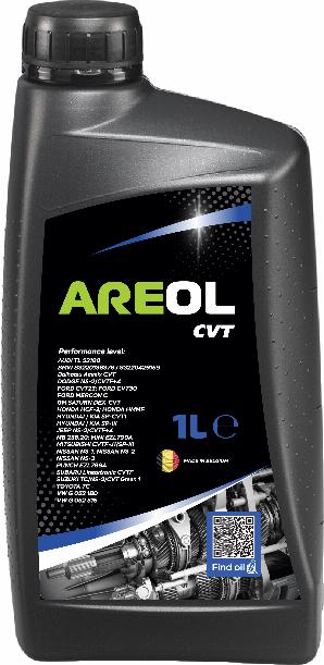 Areol AR092 - AREOL CVT (1L) масло трансм.для вариат.КПП! синт.желт.,ан.Febi 27975\ Hyundai/KIA SP-CVT1,VW TL52180 autodif.ru