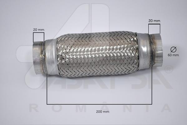 ASAM 60105 - Гофрированная труба, выхлопная система autodif.ru