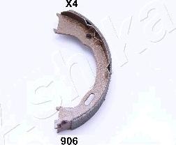 Ashika 55-09-906 - Комплект тормозов, ручник, парковка autodif.ru