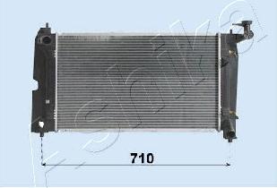 Ashika RDA153116 - Радиатор, охлаждение двигателя autodif.ru