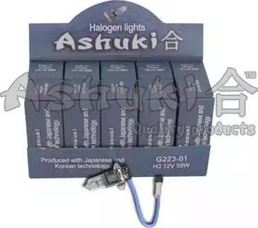 Ashuki G223-01 - Лампа накаливания, фара с автоматической системой стабилизации autodif.ru