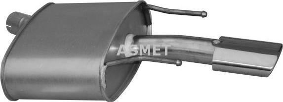 Asmet 05215 - Труба выхлопного газа autodif.ru