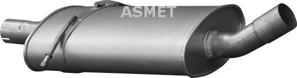 Asmet 01.061 - Кронштейн, втулка, система выпуска ОГ autodif.ru