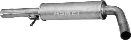 Asmet 03.076 - Средний глушитель выхлопных газов autodif.ru