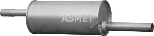Asmet 10.101 - Глушитель выхлопных газов, конечный autodif.ru