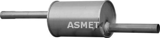 Asmet 10.108 - Глушитель выхлопных газов, конечный autodif.ru