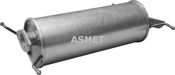 Asmet 11.002 - Глушитель выхлопных газов, конечный autodif.ru