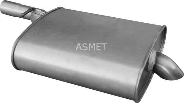 Asmet 12.037 - Глушитель выхлопных газов, конечный autodif.ru