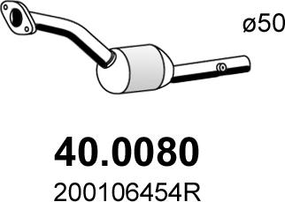 ASSO 40.0080 - Катализатор autodif.ru