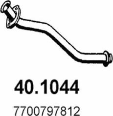 ASSO 40.1044 - Труба выхлопного газа autodif.ru