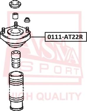 ASVA 0111-AT22R - Элементы крепления амортизатора autodif.ru