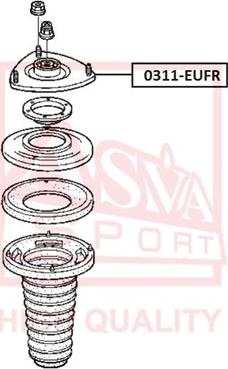ASVA 0311-EUFR - Опора стойки амортизатора, подушка autodif.ru