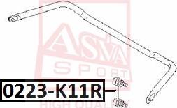 ASVA 0223-K11R - Тяга / стойка, стабилизатор autodif.ru