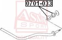 ASVA 0701-033 - Сайлентблок нижнего рычага подвески перед прав/лев autodif.ru