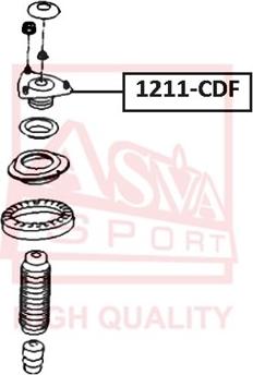 ASVA 1211-CDF - Опора стойки амортизатора, подушка autodif.ru