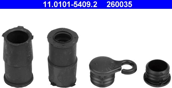 ATE 11.0101-5409.2 - Комплект направляющей гильзы, тормозной поршень autodif.ru