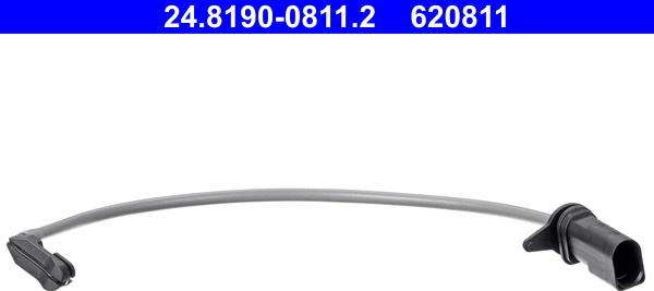 ATE 24.8190-0811.2 - Сигнализатор, износ тормозных колодок autodif.ru