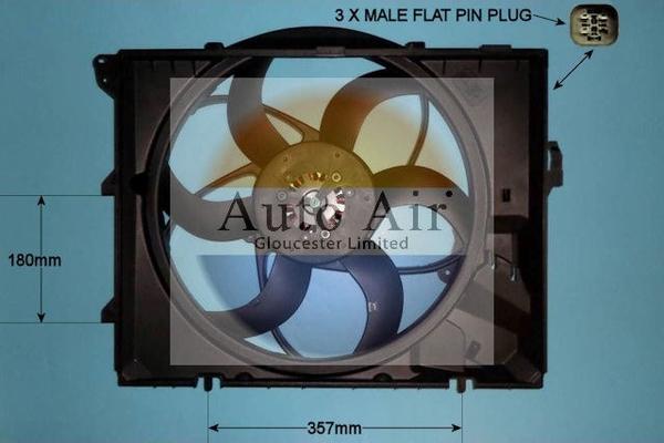 Auto Air Gloucester 05-1044 - Электродвигатель, вентилятор радиатора autodif.ru