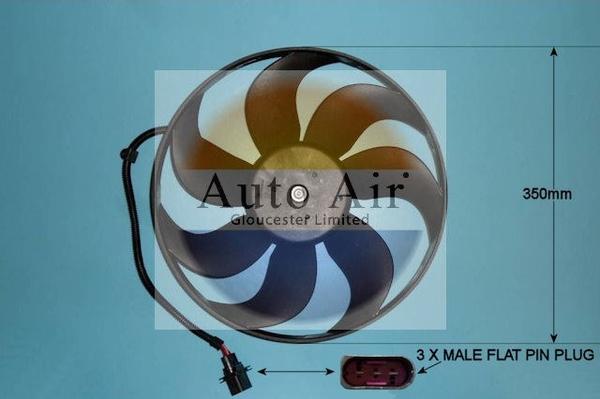 Auto Air Gloucester 05-1002 - Электродвигатель, вентилятор радиатора autodif.ru