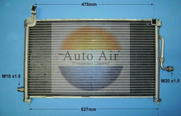 Auto Air Gloucester 16-9999 - Конденсатор кондиционера autodif.ru
