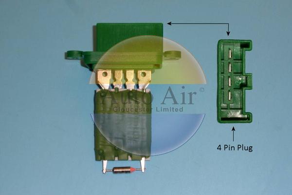 Auto Air Gloucester 20-0009 - Дополнительный резистор, вентилятор кондиционера autodif.ru