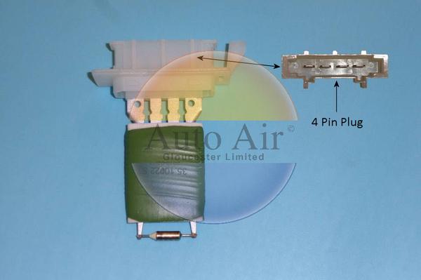 Auto Air Gloucester 20-0015 - Дополнительный резистор, вентилятор кондиционера autodif.ru