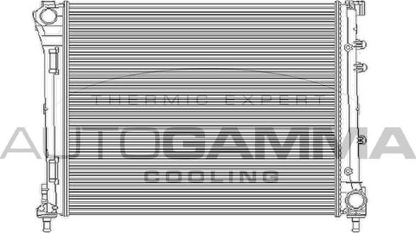 Autogamma 104620 - Радиатор, охлаждение двигателя autodif.ru