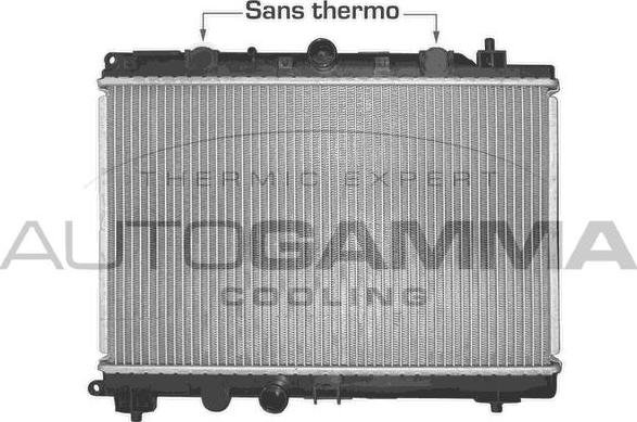 Autogamma 102945 - Радиатор, охлаждение двигателя autodif.ru