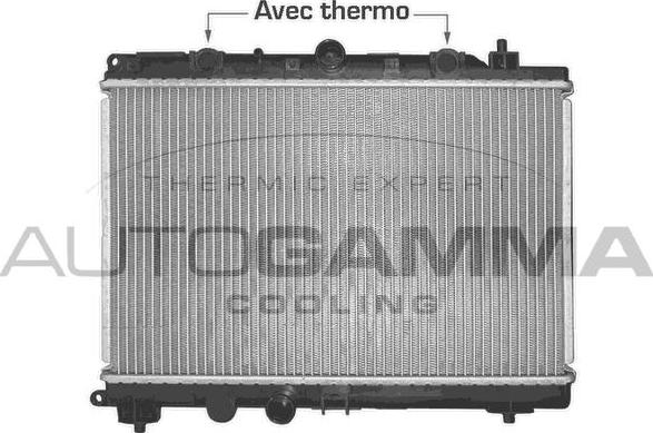 Autogamma 102946 - Радиатор, охлаждение двигателя autodif.ru