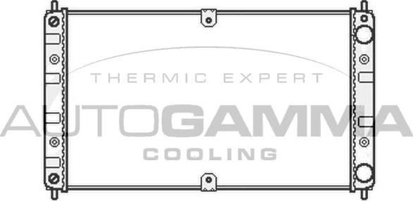 Autogamma 107036 - Радиатор, охлаждение двигателя autodif.ru