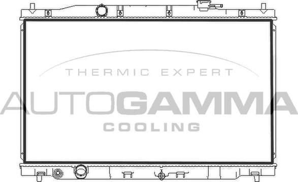 Autogamma 107780 - Радиатор, охлаждение двигателя autodif.ru