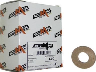 Automega 190004910 - Уплотнительное кольцо, резьбовая пробка маслосливного отверстия autodif.ru