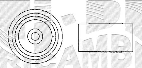 Autoteam A01188 - Направляющий ролик, зубчатый ремень ГРМ autodif.ru