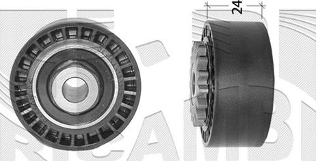 Autoteam A02336 - Ролик, поликлиновый ремень autodif.ru