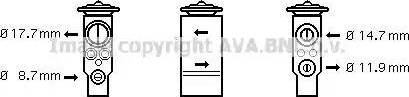 Ava Quality Cooling AL 1105 - Расширительный клапан, кондиционер autodif.ru