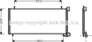 Ava Quality Cooling AU 5115 - Конденсатор кондиционера autodif.ru