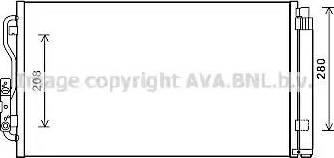Ava Quality Cooling BW5434D - Конденсатор кондиционера autodif.ru