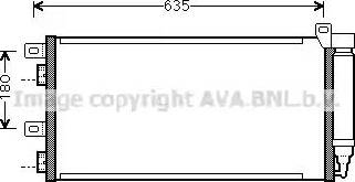 Ava Quality Cooling BW5256D - Конденсатор кондиционера autodif.ru