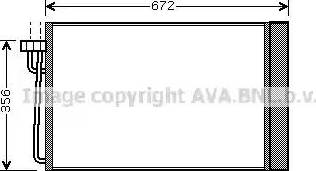 Ava Quality Cooling BW 5267 - Конденсатор кондиционера autodif.ru