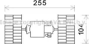 Ava Quality Cooling BW8484 - Электродвигатель, вентиляция салона autodif.ru