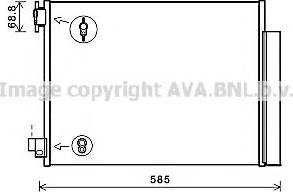 Ava Quality Cooling DA5011 - Конденсатор кондиционера autodif.ru