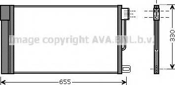 Ava Quality Cooling FTA5314 - Конденсатор кондиционера autodif.ru