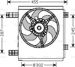 Ava Quality Cooling MC 7501 - Вентилятор, охлаждение двигателя autodif.ru