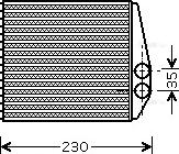 Ava Quality Cooling OLA6355 - Радиатор отопителя салона OPEL SIGNUM 03-, VECTRA C 02-, SAAB 9-3 02-, 9-3X 09-, autodif.ru