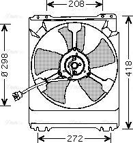 Ava Quality Cooling SU 7501 - Вентилятор, охлаждение двигателя autodif.ru