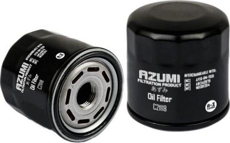 Azumi C21118 - фильтр масляный!\ Toyota RAV4 2.0 16V 94> /Corolla 1.3-2.0 80> autodif.ru