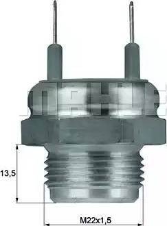 Behr TSW 2 - Термовыключатель, вентилятор радиатора / кондиционера autodif.ru
