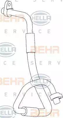 BEHR HELLA Service 9GS 351 338-691 - Трубопровод высокого давления, кондиционер autodif.ru